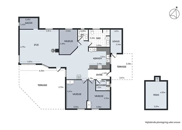 In With 3 Bedrooms And Wifi Hébergement de vacances *
